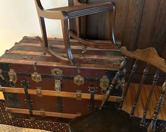 Trunks and chairs oh there are more