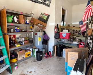 Another nook in the garage. Several good coolers and there’s an old fridge in here that you are welcome to. With food in the freezer!