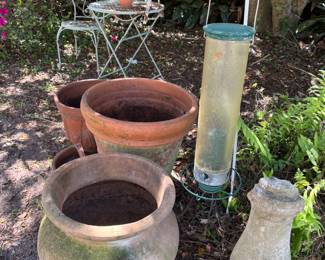 Large clay pots ready to go!