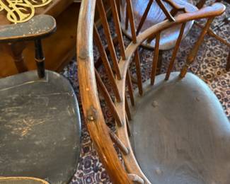 Antique Windsor Back Chairs