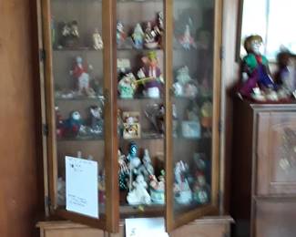 Large cabinet with glass doors $50