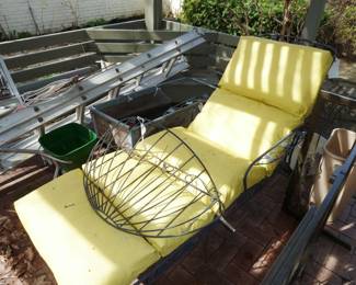 $60 - Chaise Patio Lounge (was $90); $20 - Extension Ladder (was $30)