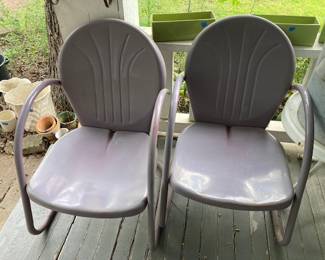 1980's patio chairs