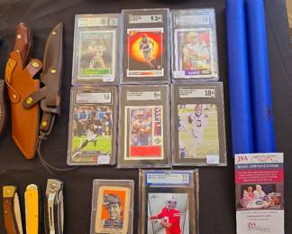 Graded sport cards from Joe Burrow, Peyton Manning CJ Stroud and more