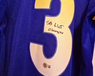Odell Beckham Jr. Signed and inscribed LA Rams jersey with authentication