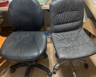 2 office chairs $10 each 