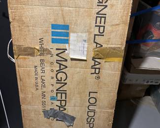 Pair of Magneplanar Loudspeakers by Magnepan