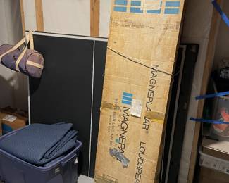 Pair of Magneplanar Loudspeakers by Magnepan. 