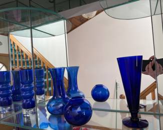 CObalt blue glass