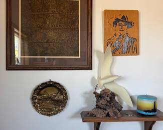 Vintage art and accents
