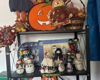 Halloween and Christmas items