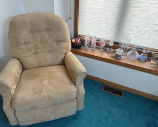 small tufted back occasional chair Recliner by Lazbouy