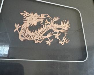 Unique wall art dragon
