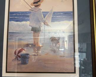 frame sailboat print