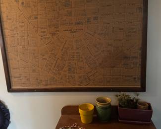 unique framed map
