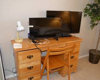 Desk and chair