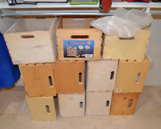 Wood crates