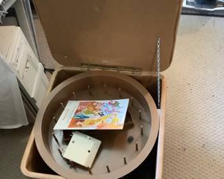 Inside sewing ottoman