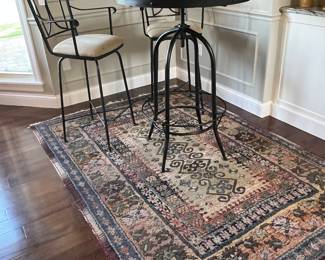 5x7 rug and bistro set