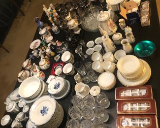 Lots of china and glassware!!