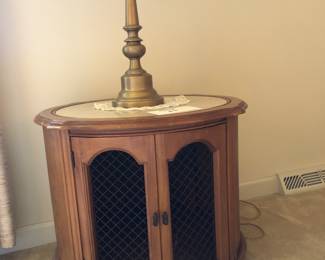 End Table and Lamp