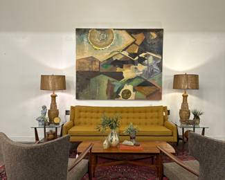 Paul Mccobb sofa and chairs
