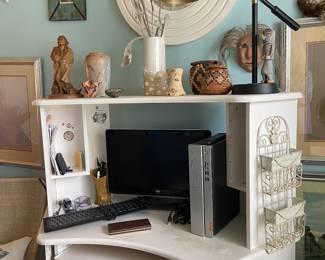 Painted desk in Bedroom #1