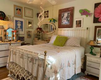 Bedroom #2 with Full size iron bed