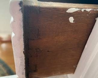 Dovetailed drawers on wooden cabinet in Bedroom #1