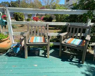 Teak chairs