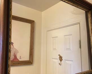 Vintage mirror, foyer