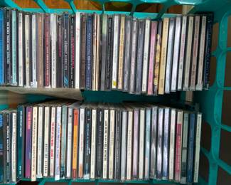 CDs, some Rock, Jazz, etc