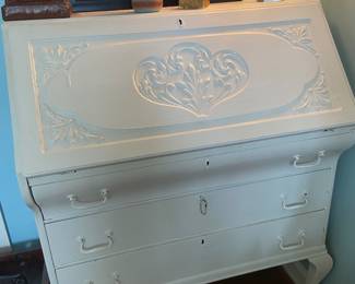 Painted vintage Secretary desk in Bedroom #1