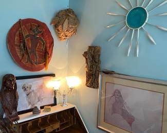 Native American items in Bedroom #1