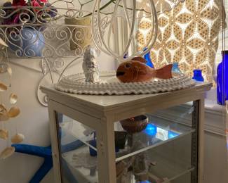 Wooden display cabinet in bathroom #1