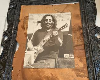 Photo of Jerry Garcia in Laundry Room