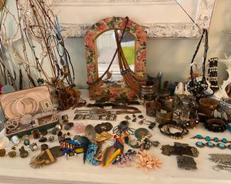 Costume jewelry ( see additional photos of jewelry further down the post)