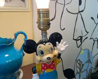 Vintage Mickey Mouse lamp