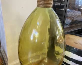 Made in Spain by Vidrios San Miguel of 100% recycled glass 24” tall