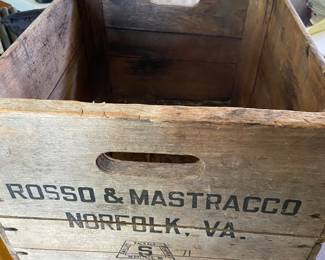 Vintage crate from Norfolk