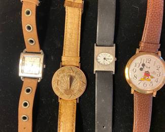 Mickey Mouse Lorus quartz watch and other watches