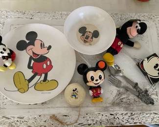 Vintage Mickey Mouse items