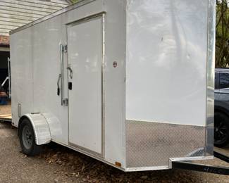 12 Ft enclosed Spartan Trailer $3800 - purchased August 2024 with clear title. 