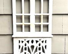 82. Set of 3 Wood Arched Decorative Panels (71"h)