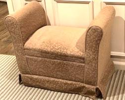 65. Bench w/ Rolled Arms (33" x 17" x 27")