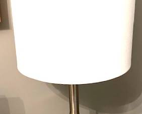 122. Metallic Lamp (27"h)