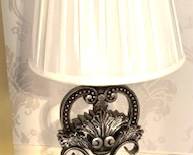 56. Carved Lamp (36"h)