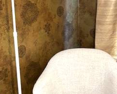 135. White Contemporary Adjustable Floor Lamp (63"h)