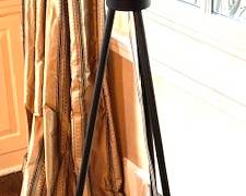 5. Black Tripod Floor Lamp (16" x 58")