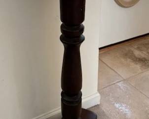 Wood Octagon Shaped Planter Stand